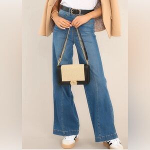 SPANXshape™ EveryWear Seamed-Front Wide Leg Jeans